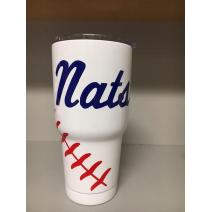 Baseball Yeti Style Cup Image